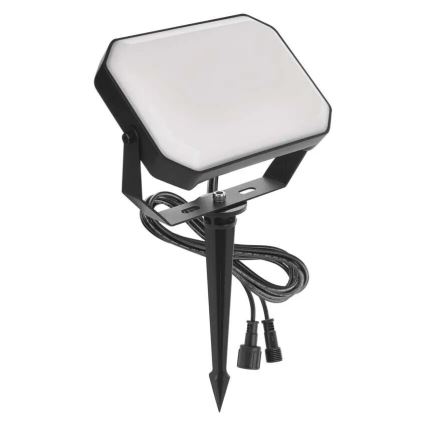 Lot de 3 projecteurs extérieurs LED RGBIC dimmables GoSmart — 14 W, 230 V, 3000–6500 K, IP65, Wi‑Fi Tuya