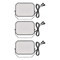 Lot de 3 projecteurs extérieurs LED RGBIC dimmables GoSmart — 14 W, 230 V, 3000–6500 K, IP65, Wi‑Fi Tuya
