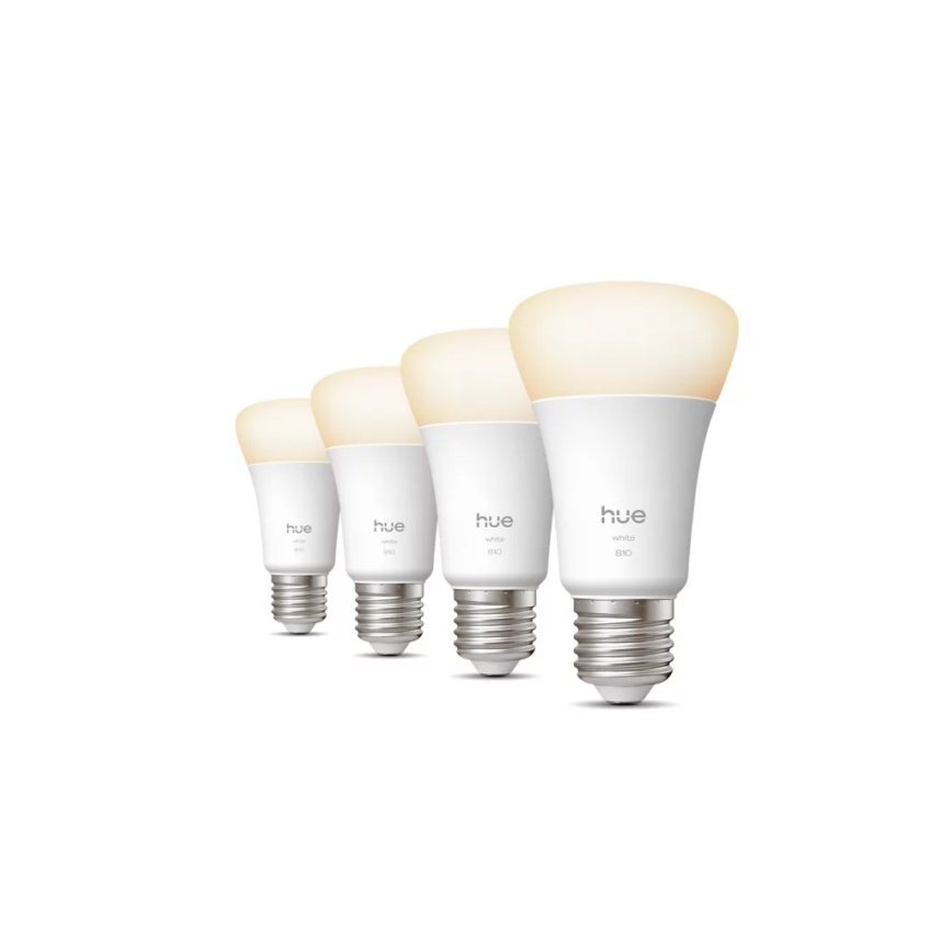 Lot de 4 ampoules LED dimmables Philips Hue WHITE E27/7W/230V 2700K