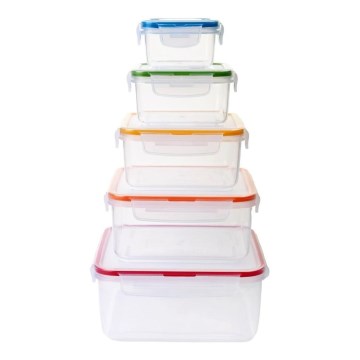 Lot de 5 boîtes alimentaires LOCK