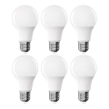 Lot de 6 ampoules LED A60 E27, 8,8 W, 230 V, 4000 K
