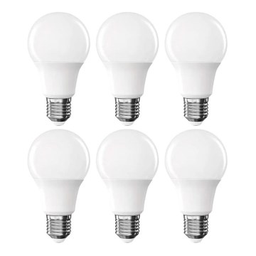 Lot de 6 ampoules LED A60 E27, 8,8 W, 230 V, 4000 K