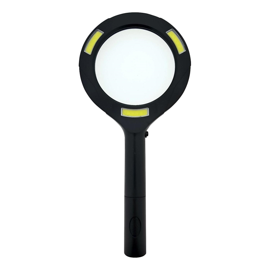 Loupe LED 3× avec éclairage LED/3W/2xAA IP22