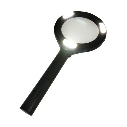 Loupe LED 3× avec éclairage LED/3W/2xAA IP22