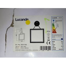 Lucande - Applique murale d'extérieur avec détecteur MIRCO LED/13W/230V IP54