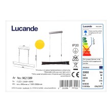 Lucande - Suspension filaire à intensité variable LED EBBA 5xLED/5W/230V