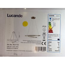 Lucande - Suspension filaire à intensité variable LED MIRASU LED/58W/230V