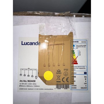 Lucande - Suspension filaire HAYLEY 5xLED/5W/230V