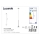 Lucande - Suspension filaire NORDWIN 1xGU10/35W/230V