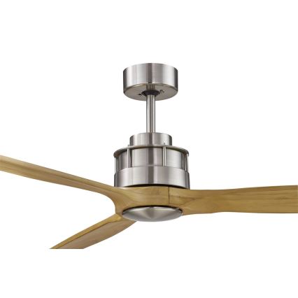 Lucci air 210506 - Ventilateur de plafond AIRFUSION AKMANI paulownia/marron + télécommande