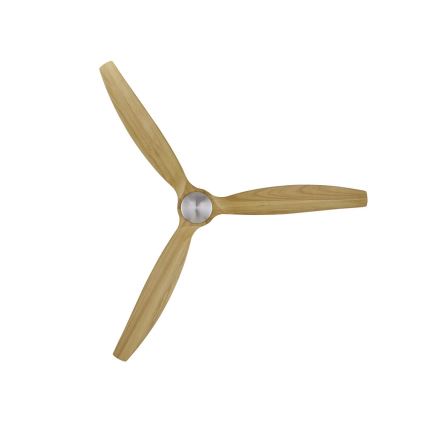 Lucci air 210506 - Ventilateur de plafond AIRFUSION AKMANI paulownia/marron + télécommande