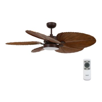 Lucci Air 210655 - Ventilateur de plafond LED BALI 1xGX53/18W/230V marron + télécommande