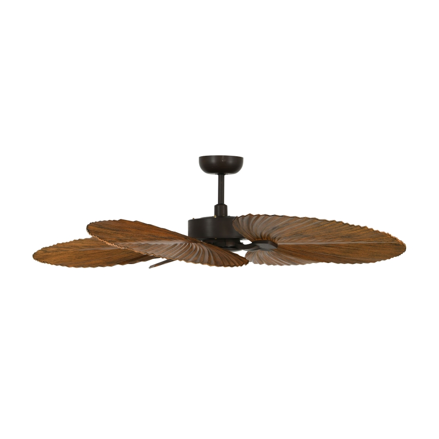 Lucci Air 21065549 - Ventilateur de plafond BALI d. 132 cm marron + télécommande