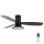 Lucci Air 210662 - Ventilateur de plafond à intensité variable FLUSSO 1xGX53/18W/230V bois/noir + télécommande
