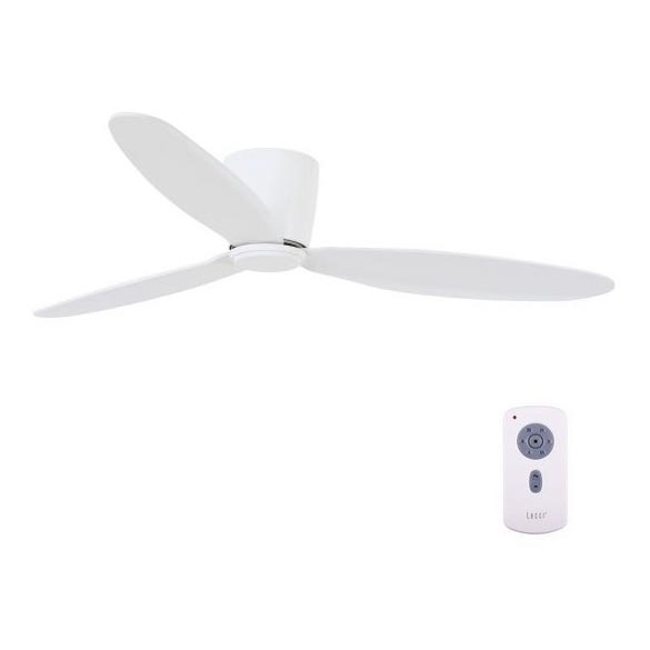 Lucci Air 212870 - Ventilateur de plafond AIRFUSION RADAR bois/blanc + télécommande