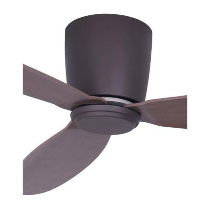 Lucci air 212883 - Ventilateur de plafond AIRFUSION RADAR bois/marron + télécommande