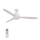 Lucci air 213043 - Ventilateur de plafond LED WHITEHAVEN GX53/17W/230V blanc + télécommande