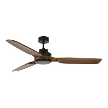 Lucci air 213051 - Ventilateur de plafond SHOALHAVEN noir/marron Ø 142 cm