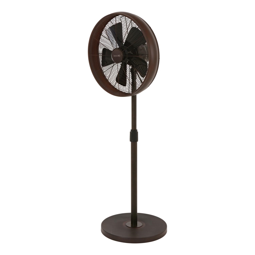 Lucci Air 213116EU - Ventilateur sur pied BREEZE marron Ø 46 cm
