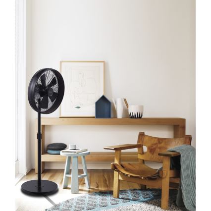 Lucci Air 213116EU - Ventilateur sur pied BREEZE marron Ø 46 cm