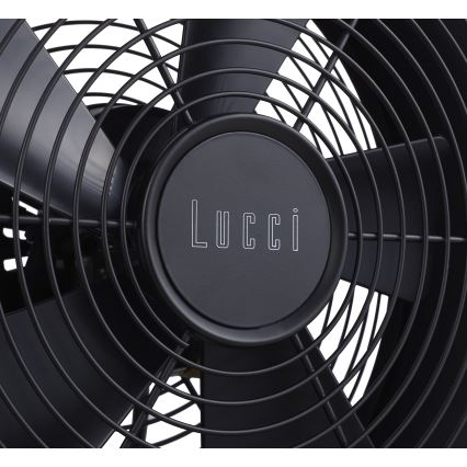Lucci Air 213116EU - Ventilateur sur pied BREEZE marron Ø 46 cm