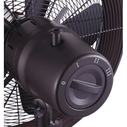 Lucci Air 213116EU - Ventilateur sur pied BREEZE marron Ø 46 cm