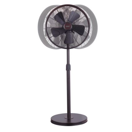 Lucci Air 213116EU - Ventilateur sur pied BREEZE marron Ø 46 cm