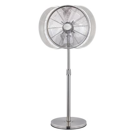 Lucci Air 213117EU - Ventilateur sur pied BREEZE chrome mat