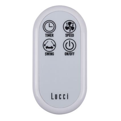 Lucci Air 213128EU - Ventilateur mural BREEZE 55W/230V blanc + télécommande