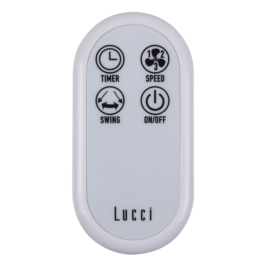 Lucci Air 213128EU - Ventilateur mural BREEZE 55W/230V, blanc, Ø 46 cm + télécommande