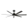 Lucci Air 21318349 - Ventilateur de plafond à intensité variable ATLANTA 1xGX53/12W/230V d. 142 cm noir + télécommande
