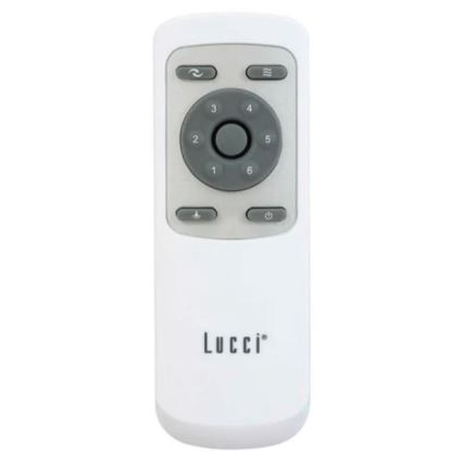 Lucci Air 21318349 - Ventilateur de plafond à intensité variable ATLANTA 1xGX53/12W/230V d. 142 cm noir + télécommande