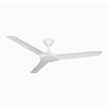 Lucci Air 21321549 - Ventilateur de plafond ABYSS d. 142 cm IP66 blanc + télécommande