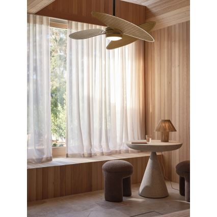 Lucci Air 21325549 - Ventilateur de plafond LED dimmable SABLE 1xGX53/12W/230V 3000/4000/5000K Ø 91,5 cm marron + télécommande