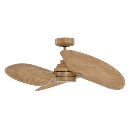Lucci Air 21325549 - Ventilateur de plafond LED dimmable SABLE 1xGX53/12W/230V 3000/4000/5000K Ø 91,5 cm marron + télécommande