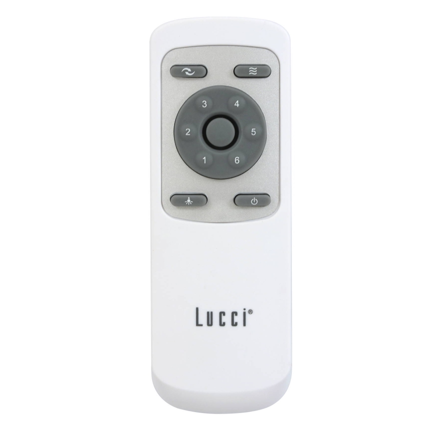 Lucci air 213301- Ventilateur de plafond LED à intensité variable UNIONE 1xGX53/12W/230V marron/chrome brillant + Télécommande