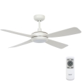 Lucci air 213302- Ventilateur de plafond à intensité variable LED SLIPSTREAM 1xGX53/12W/230V blanc + Télécommande