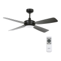 Lucci air 213303- Ventilateur de plafond à intensité variable LED SLIPSTREAM 1xGX53/12W/230V noir + Télécommande