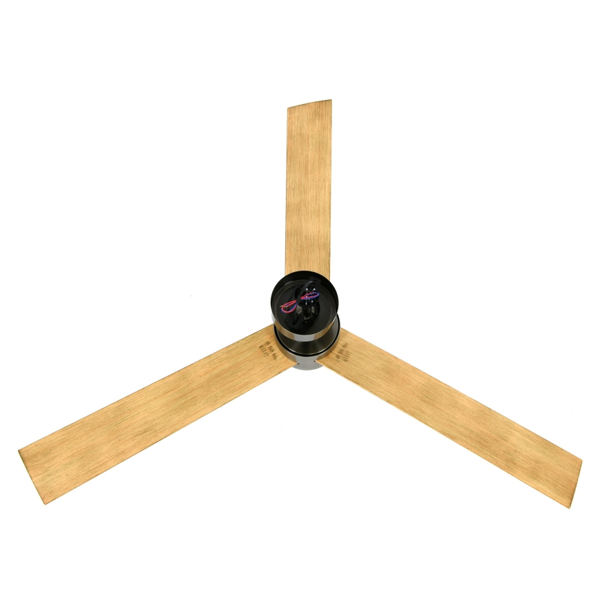 Lucci air 21610449 - Ventilateur de plafond LED à intensité variable CLIMATE 1xGX53/12W/230V marron/chrome brillant + Télécommande