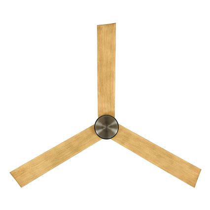 Lucci air 21610449 - Ventilateur de plafond LED à intensité variable CLIMATE 1xGX53/12W/230V marron/chrome brillant + Télécommande