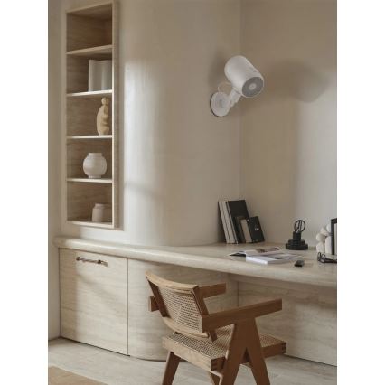 Lucci Air 21612549 - Ventilateur mural JET 32W/230V blanc + télécommande