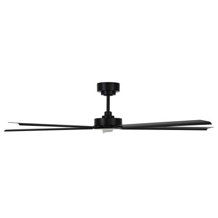 Lucci air 21616149 - Ventilateur de plafond MONZA IP55 noir + télécommande