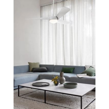 Lucci Air 21617049 - Ventilateur de plafond LED dimmable OSPREY 1xGX53/12W/230V Ø 132 cm blanc + télécommande