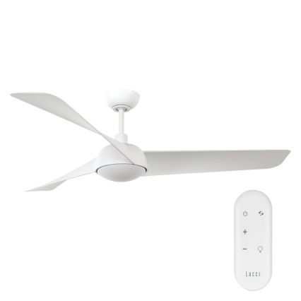 Lucci Air 21617049 - Ventilateur de plafond LED dimmable OSPREY 1xGX53/12W/230V Ø 132 cm blanc + télécommande