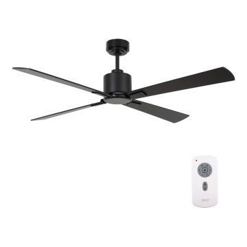 Lucci air 510523 - Ventilateur de plafond AIRFUSION CLIMATE noir + télécommande
