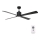 Lucci air 510523 - Ventilateur de plafond AIRFUSION CLIMATE noir + télécommande