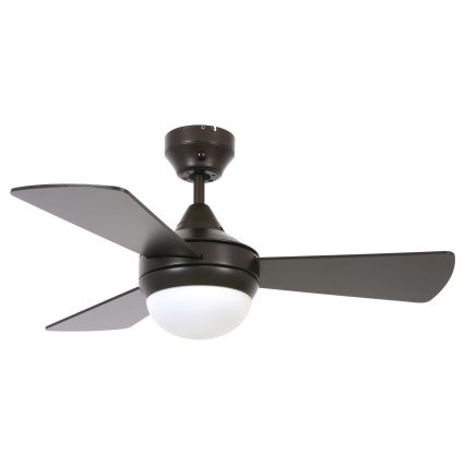 Lucci Air 512311 - Ventilateur de plafond AIRLIE HUGGER 2xE27/15W/230V bois/marron + télécommande