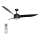 Lucci air 512910 - Ventilateur de plafond AIRFUSION NORDIC LED/20W/230V noir + télécommande