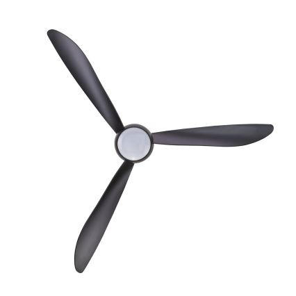 Lucci air 512910 - Ventilateur de plafond AIRFUSION NORDIC LED/20W/230V noir + télécommande