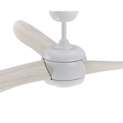 Lucci air 512911 - Ventilateur de plafond AIRFUSION NORDIC LED/20W/230V bois/blanc + télécommande